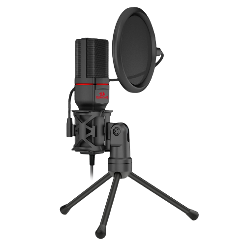 Microfon Redragon Seyfert negru cu stand