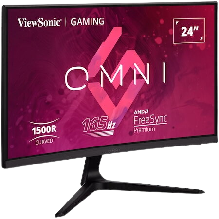 Monitor LED ViewSonic Gaming VX2418C Curbat 23.6 inch FHD VA 1 ms 165 Hz FreeSync Premium 1