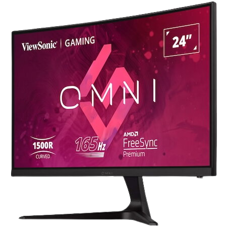 Monitor LED ViewSonic Gaming VX2418C Curbat 23.6 inch FHD VA 1 ms 165 Hz FreeSync Premium 3
